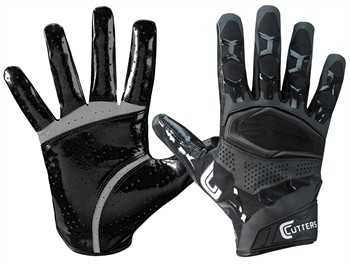 Cutters REV PRO 5.0 Receiver Handschuhe – Schwarz, Größe L Für Football