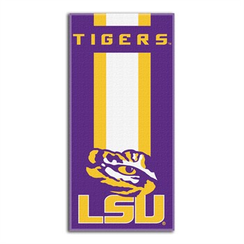LSU Tigers Zone Read Beach Towel